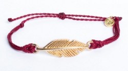 Gold Feather Candy Apple Red